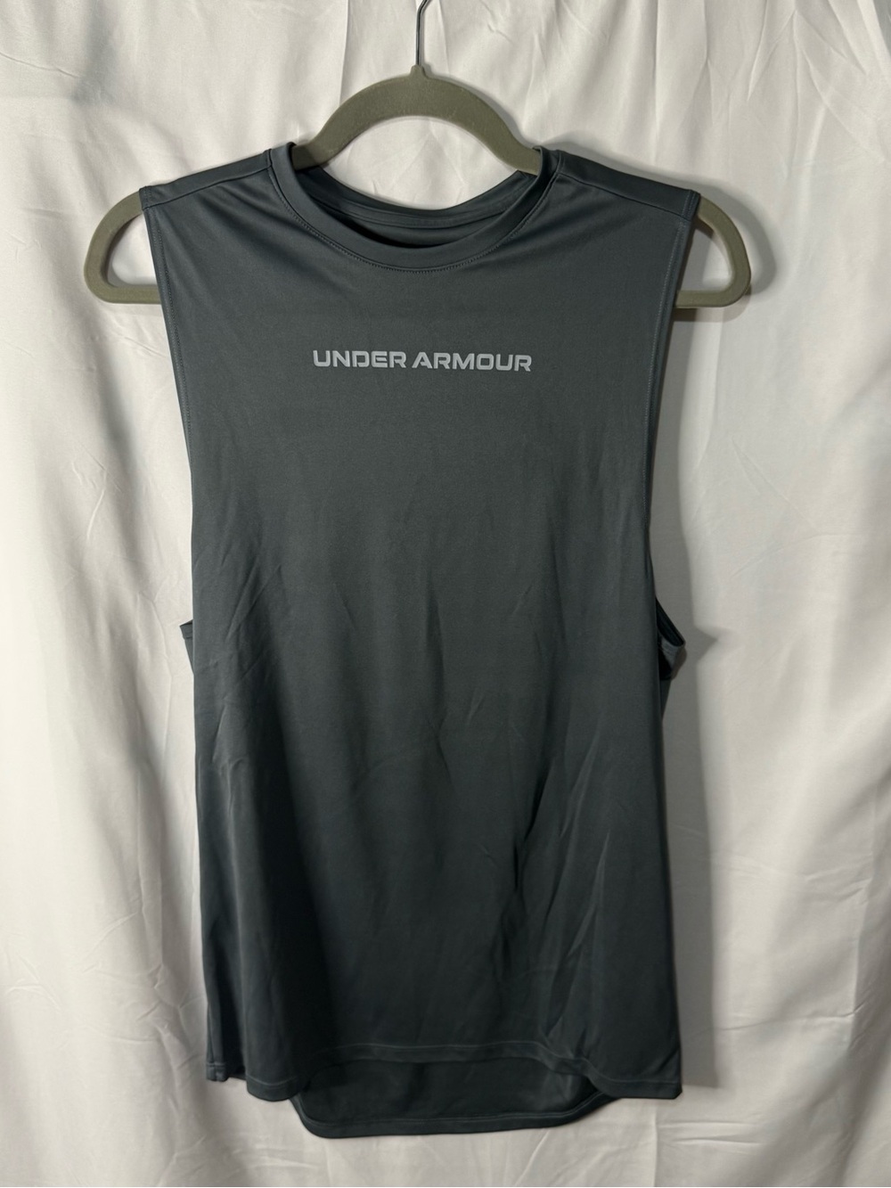 Under Armour Women's Charcoal Gray Sleeveless Performance Tank